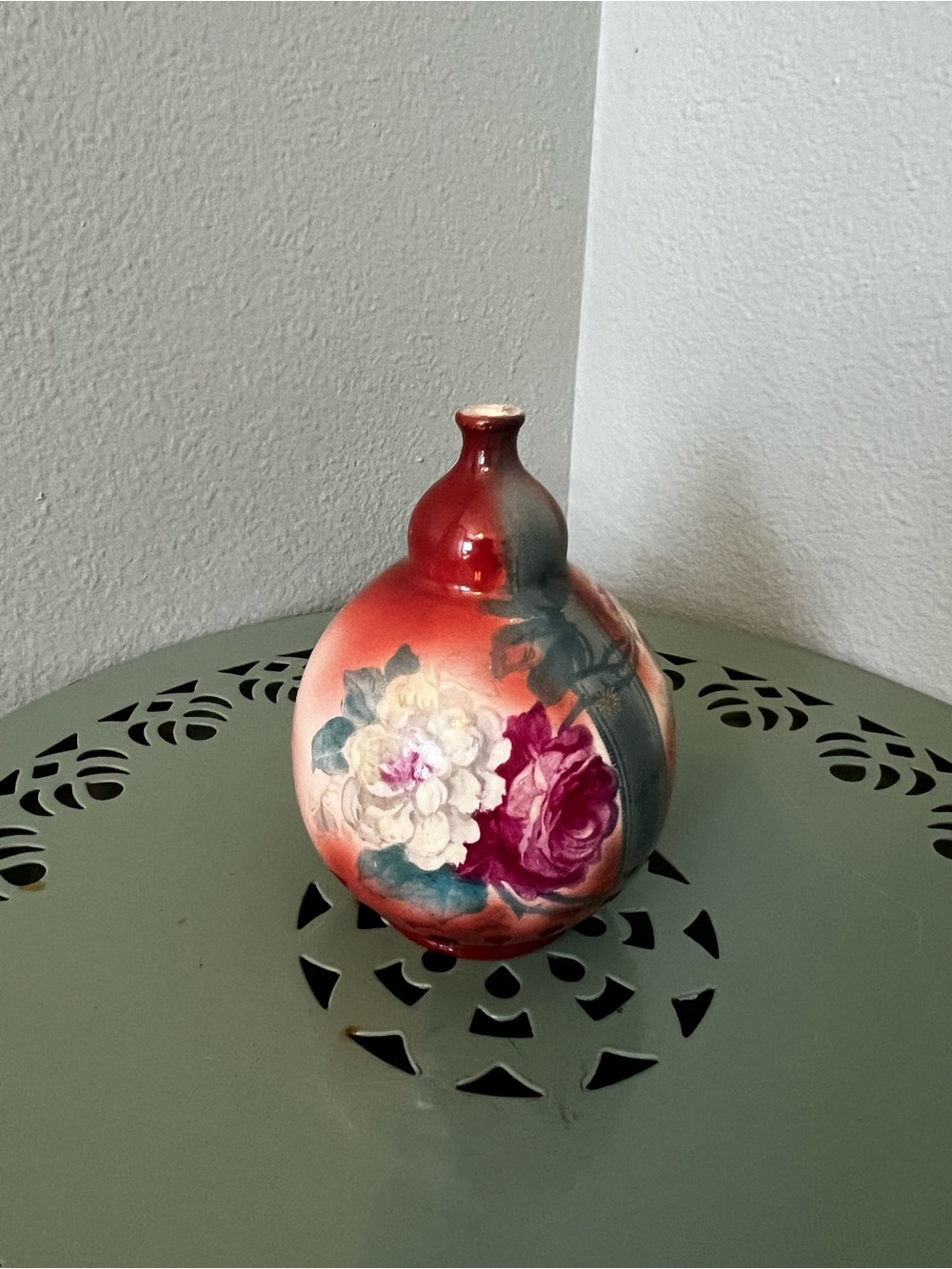 ANTIQUE ROYAL BONN VASE VICTORIAN PORCELAIN By FRANZ MEHLEM GERMANY